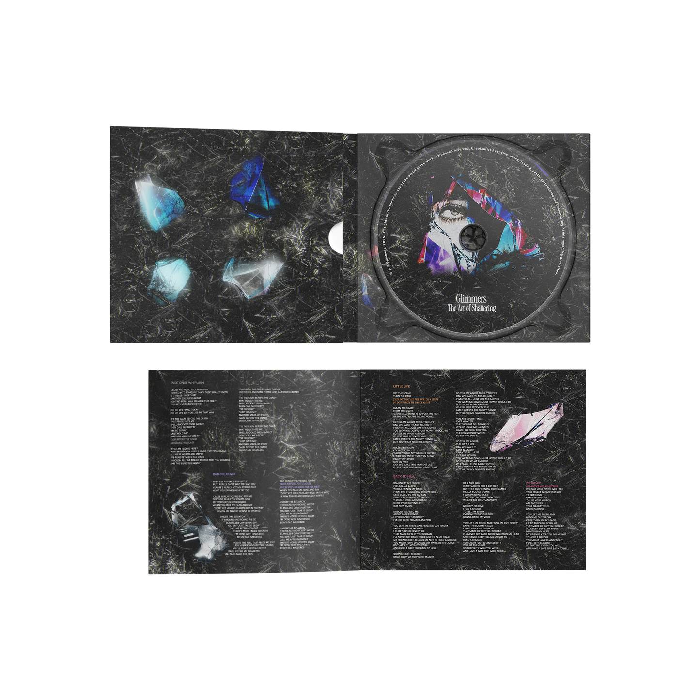 'The Art Of Shattering' by glimmers CD